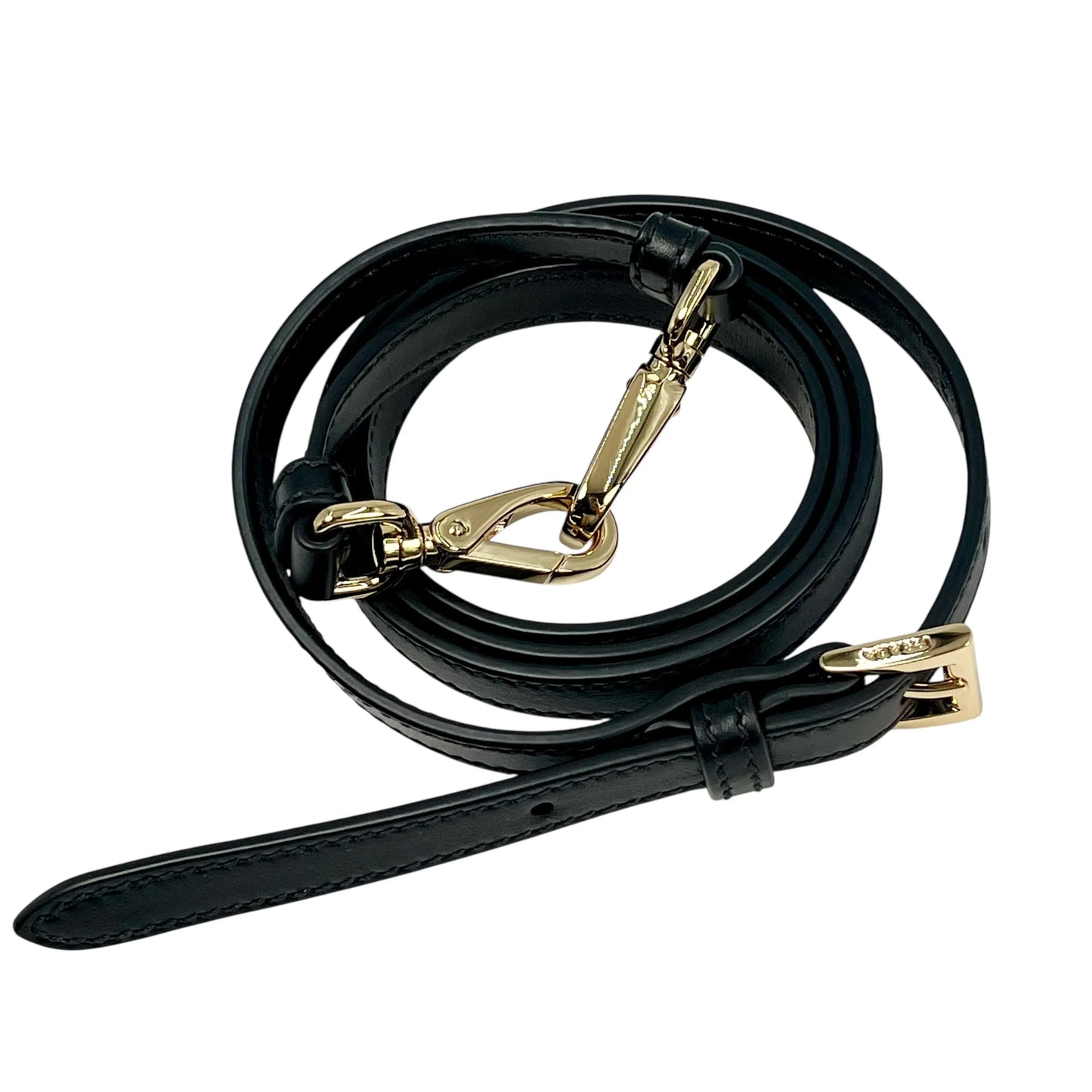 PRADA Soft Calf Leather Tote Bag/Shoulder Bag - Black 