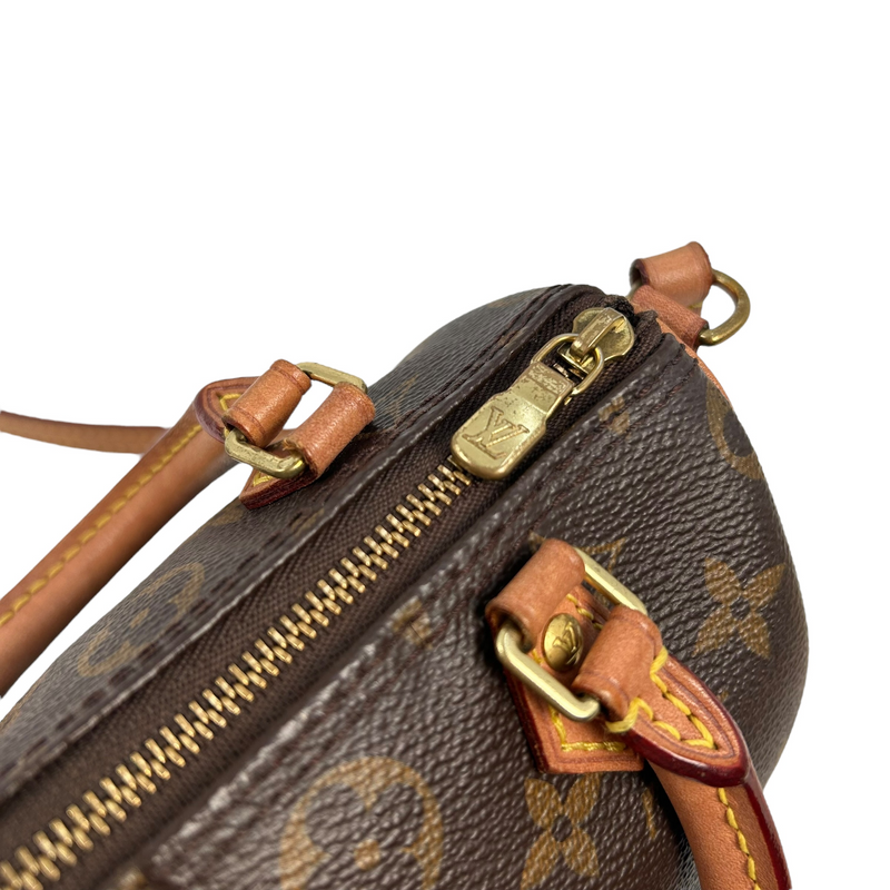 Louis Vuitton モノグラム キャンバス ナノ スピーディ ミニバッグ ショルダーバッグ - ブラウン