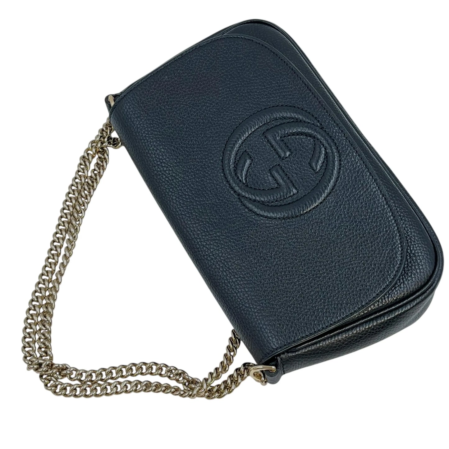 GUCCI Soho Chain Shoulder Bag - Black 
