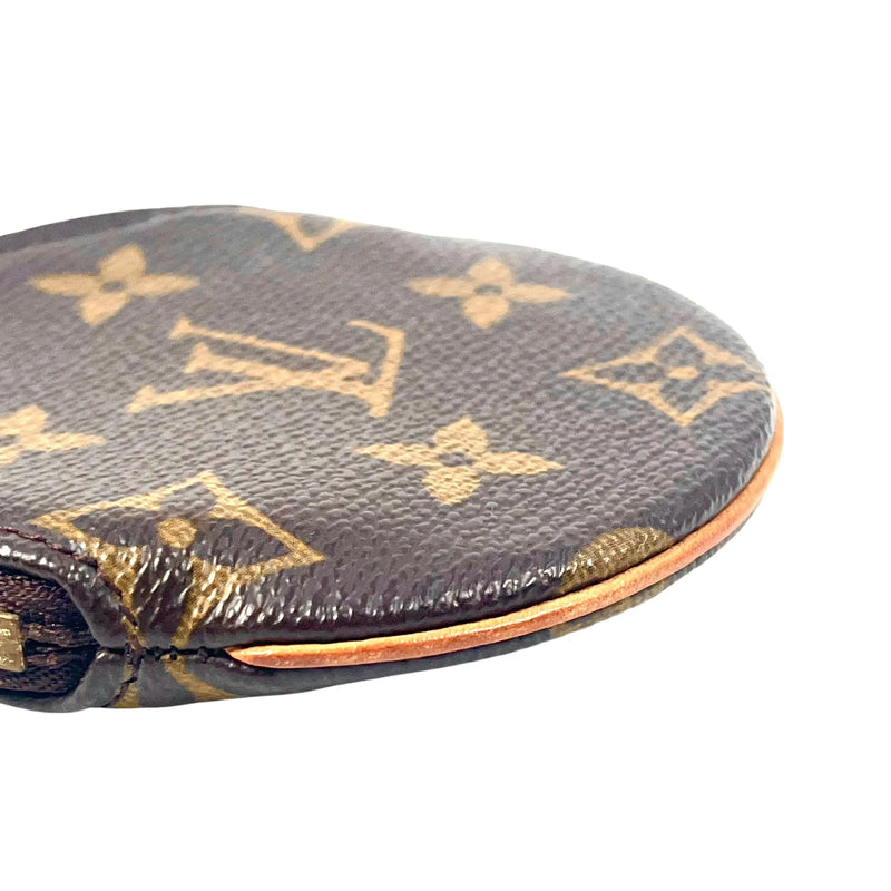 Louis Vuitton モノグラム キャンバス ポルトモネビエ ラウンド コインケース - ブラウン