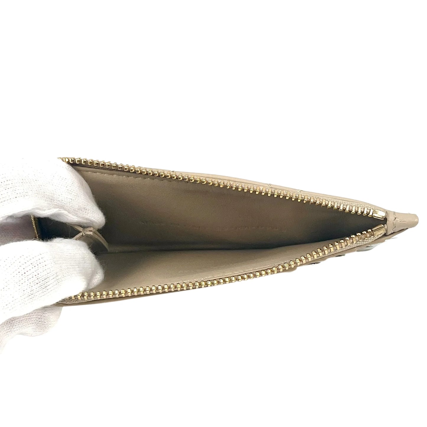 Dior Leather Coin Case and Card Case - Beige 