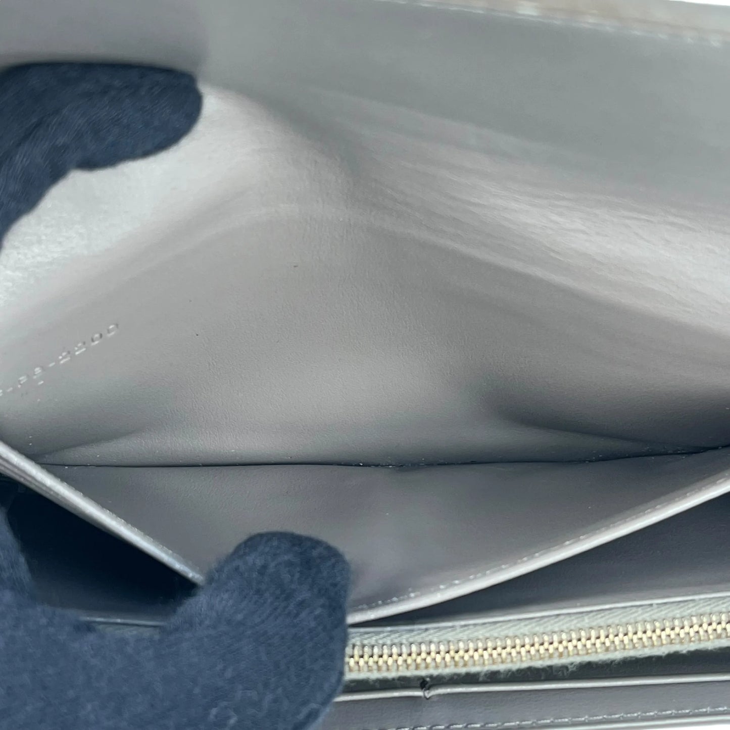 CELINE Large Flap Long Wallet - Gray 