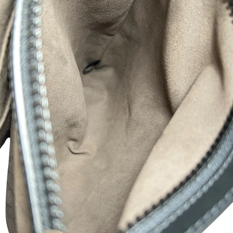 GUCCI GG Supreme Canvas Small Backpack - Beige and Black 