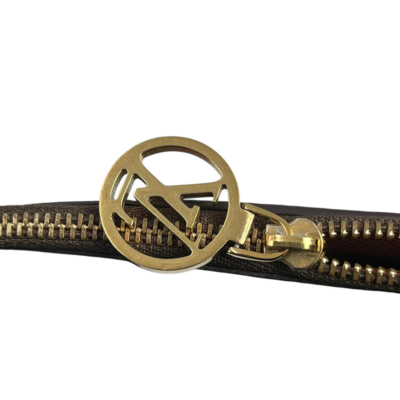 Louis Vuitton Monogram Canvas Porte Carte Romy Card Case - Brown 