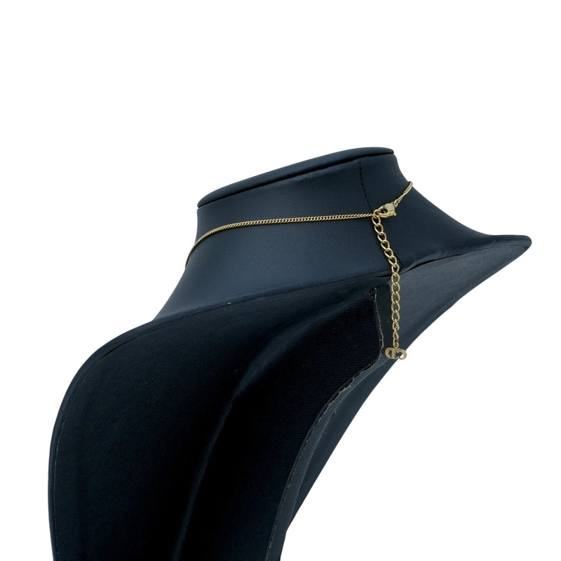 Dior Dolphin Pendant Necklace - Gold Plated 
