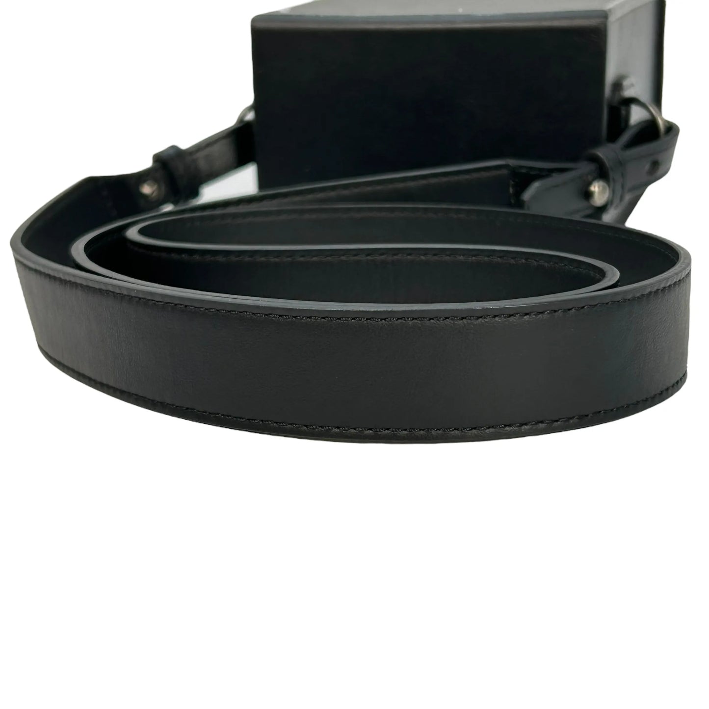 Fendi Roma Vertical Box Shoulder Bag - Black 