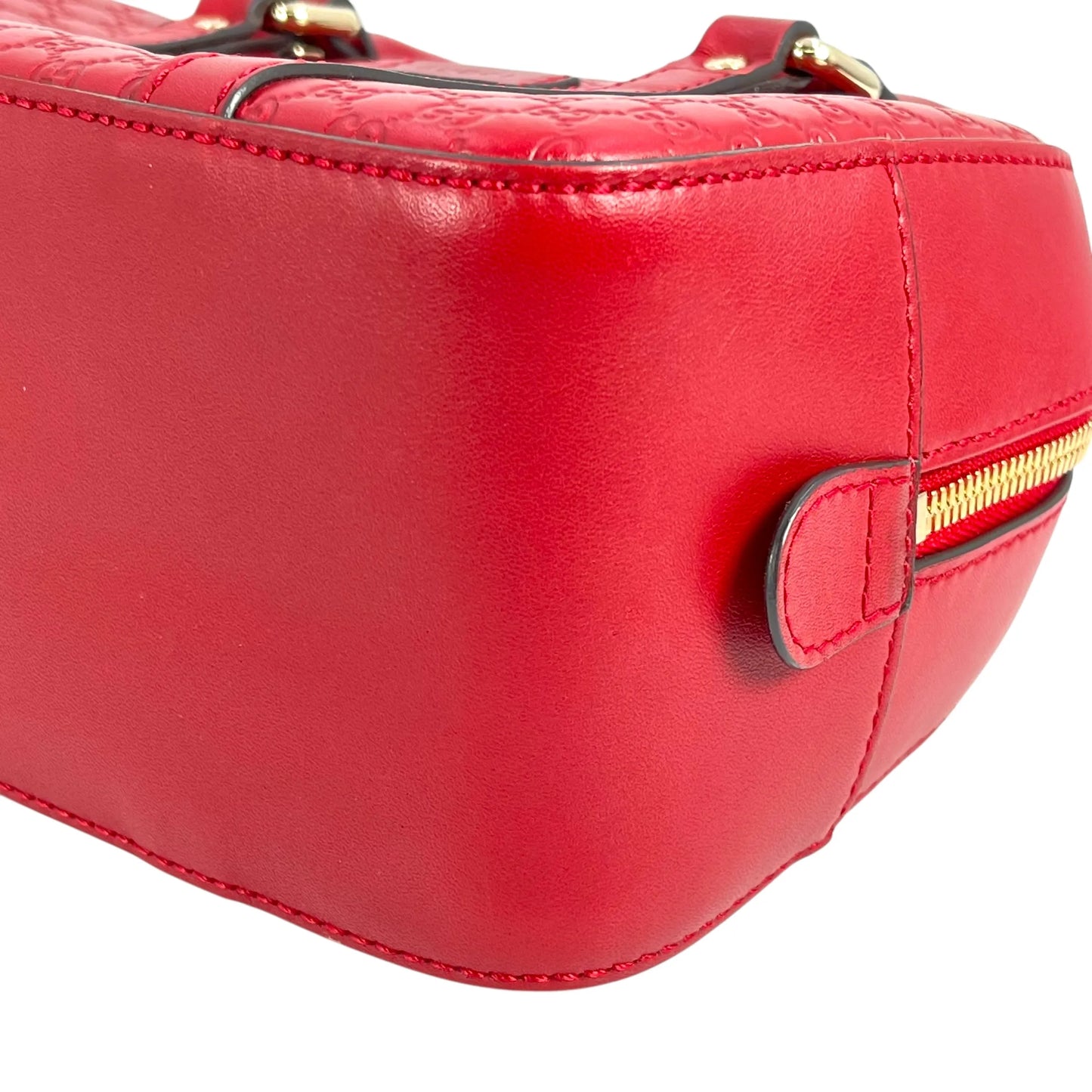 GUCCI Micro Guccissima Handbag - Red 