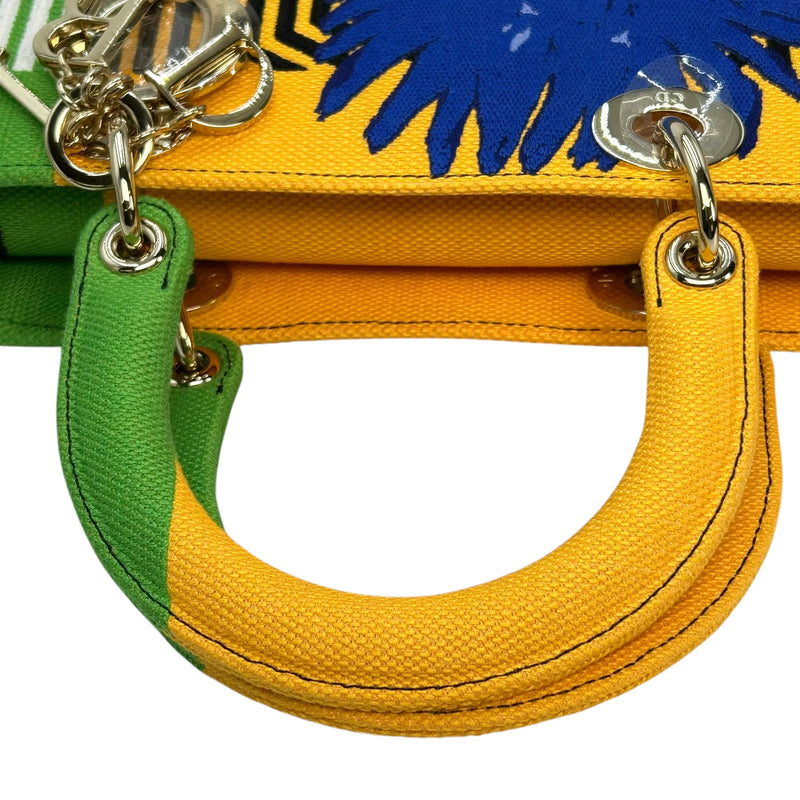 Dior Lady D-Light Handbag - Yellow and Green 