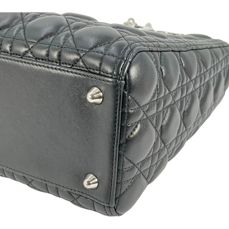 Dior Lady Dior Large Handbag - Black 