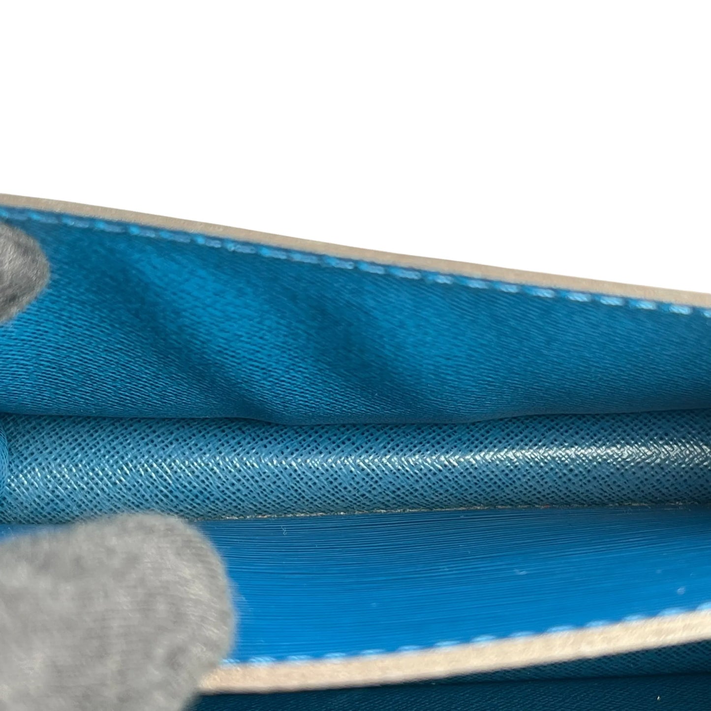 Louis Vuitton Epi Leather Monceau BB Handbag - Blue 