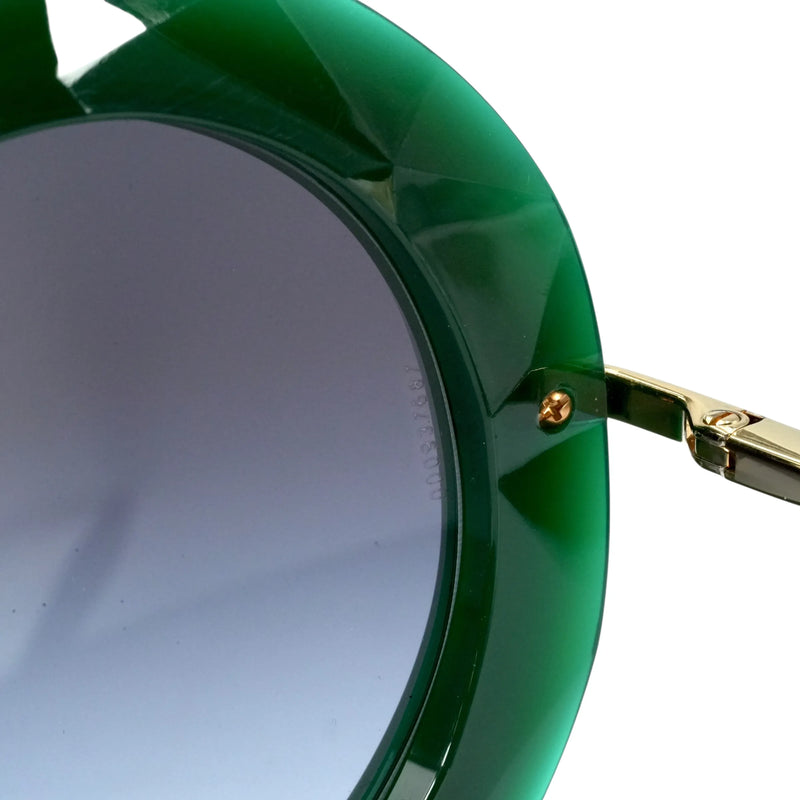DOLCE &amp; GABBANA Round Sunglasses - Green - 33964 