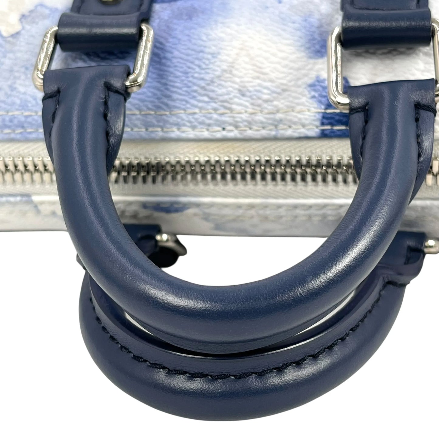 Louis Vuitton Monogram Watercolor Keepall XS Shoulder Bag/Mini Bag - White/Blue 