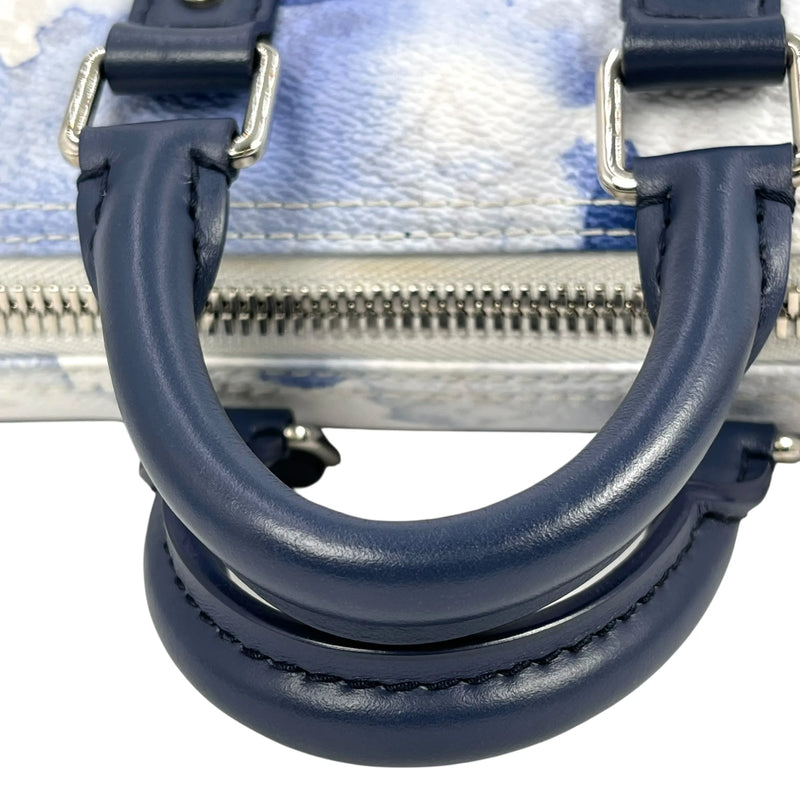 Louis Vuitton Monogram Watercolor Keepall XS Shoulder Bag/Mini Bag - White/Blue 