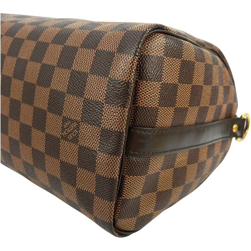 Louis Vuitton ダミエ エベヌ スピーディ25 バンドリエール ハンドバッグ - ダークブラウン