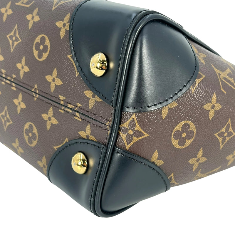 Louis Vuitton フェニックス PM モノグラム キャンバス ハンドバッグ - ブラウン × ブラック