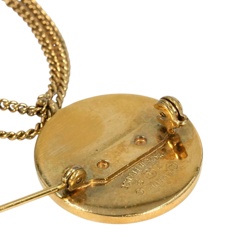 CHANEL Matelasse CC Logo Brooch 29 - Metal 