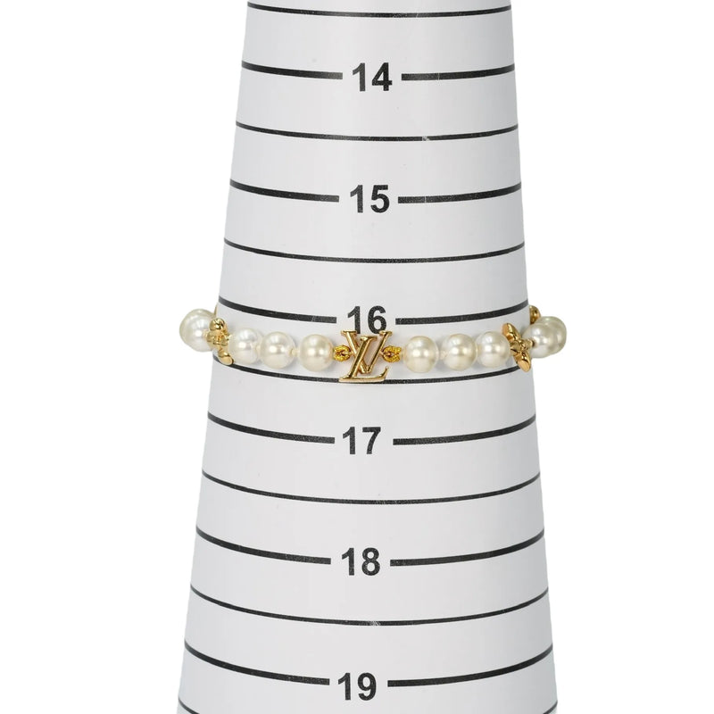 Louis Vuitton My LV パール ブレスレット - ゴールドプレート