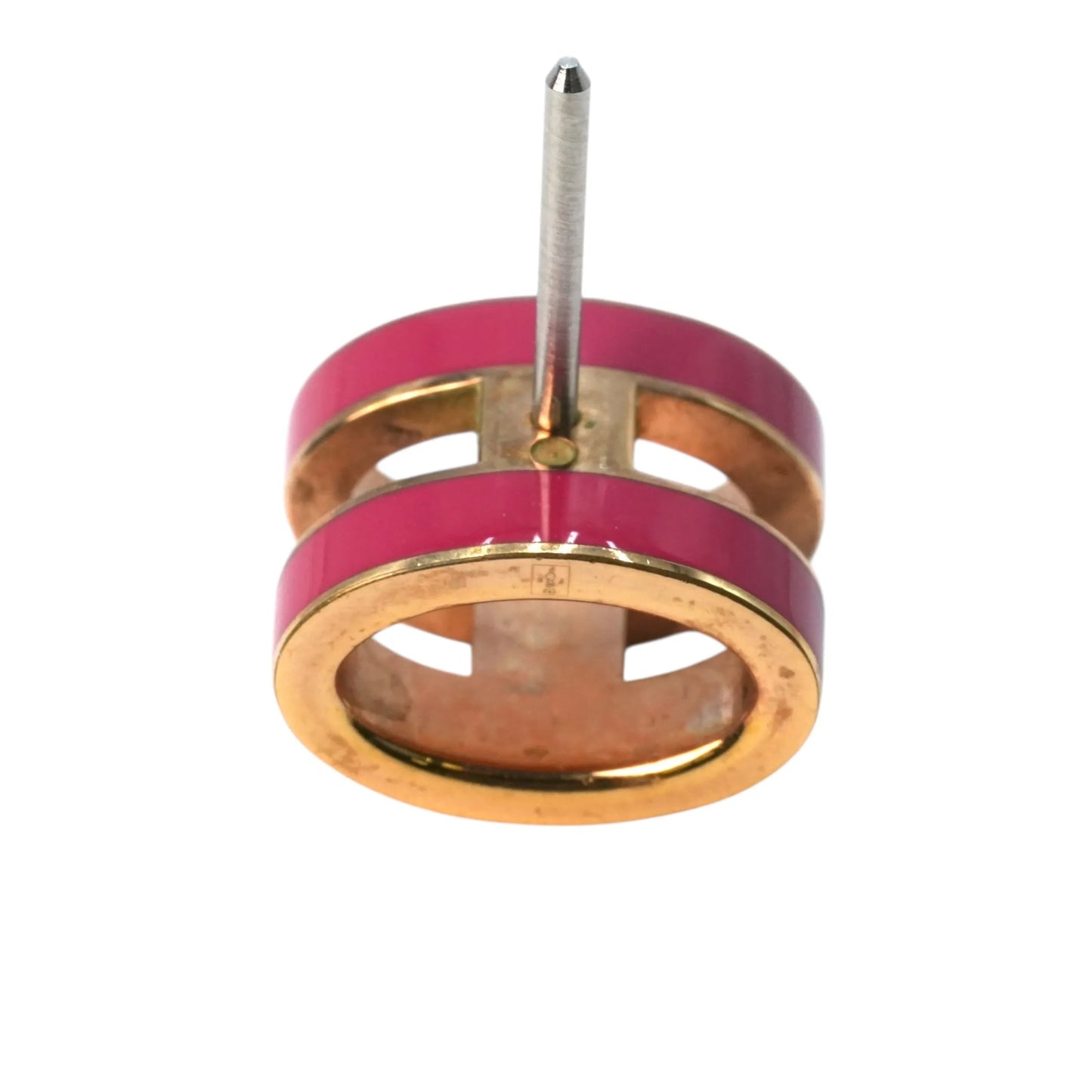 Hermès Mini Pop H Earring - Pink - Metal 