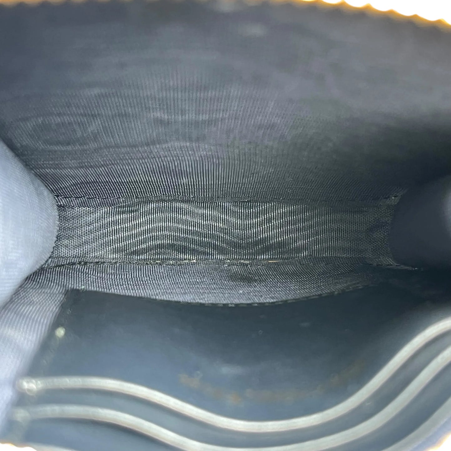 Christian Dior Montaigne Phone Case Chain Wallet - Navy 