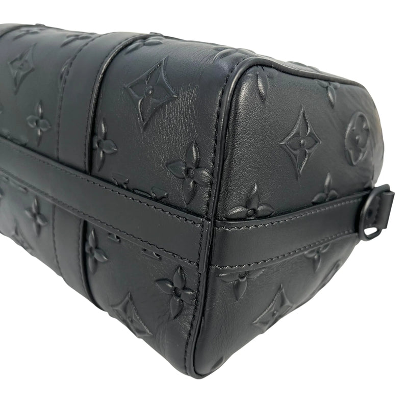 LOUIS VUITTON シティ キーポル モノグラム シール ショルダーバッグ - ブラック