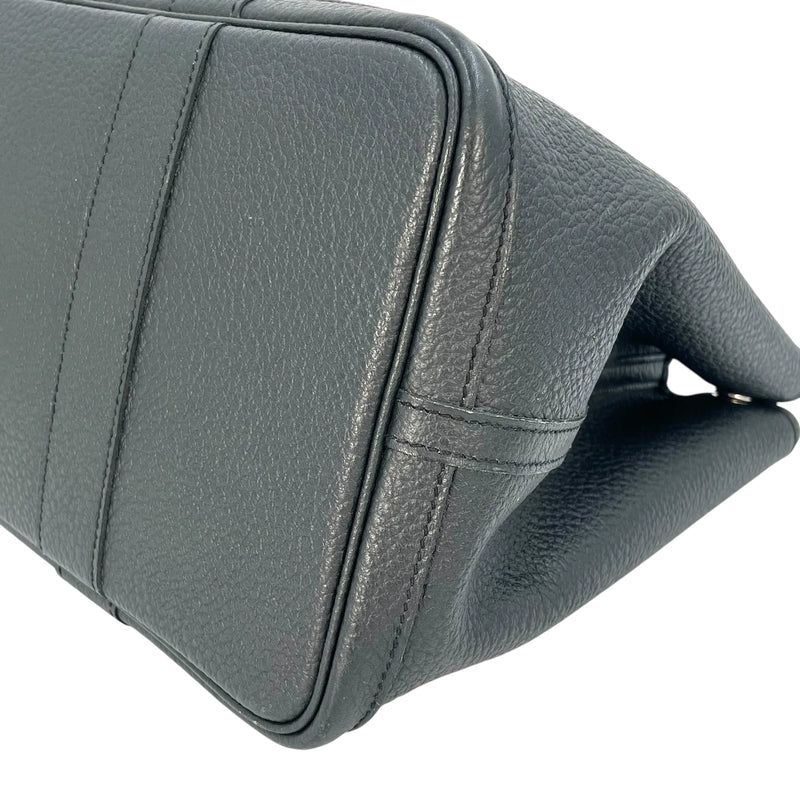 HERMES Garden Party PM Negonda X Stamped Tote Bag - Black 