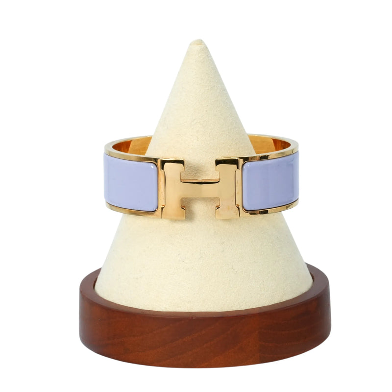 HERMES Click Clack H Bracelet - YG 