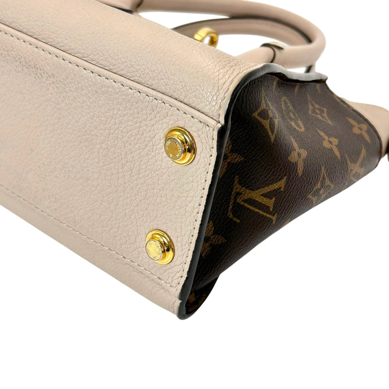 LOUIS VUITTON オンマイサイドPM モノグラムキャンバス ハンドバッグ ショルダーバッグ - ベージュ