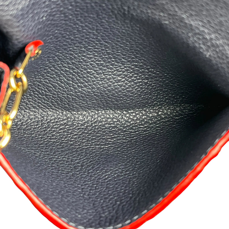 LOUIS VUITTON Pochette Clé Monogram Empreinte Key Case - Navy 