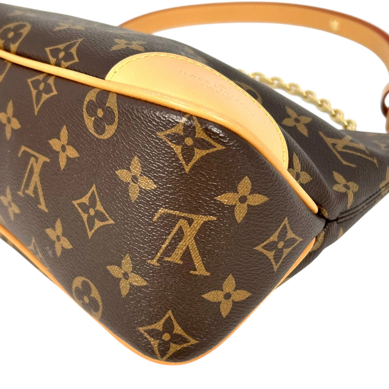 LOUIS VUITTON ナノ ブローニュ モノグラムキャンバス ショルダーバッグ - ブラウン