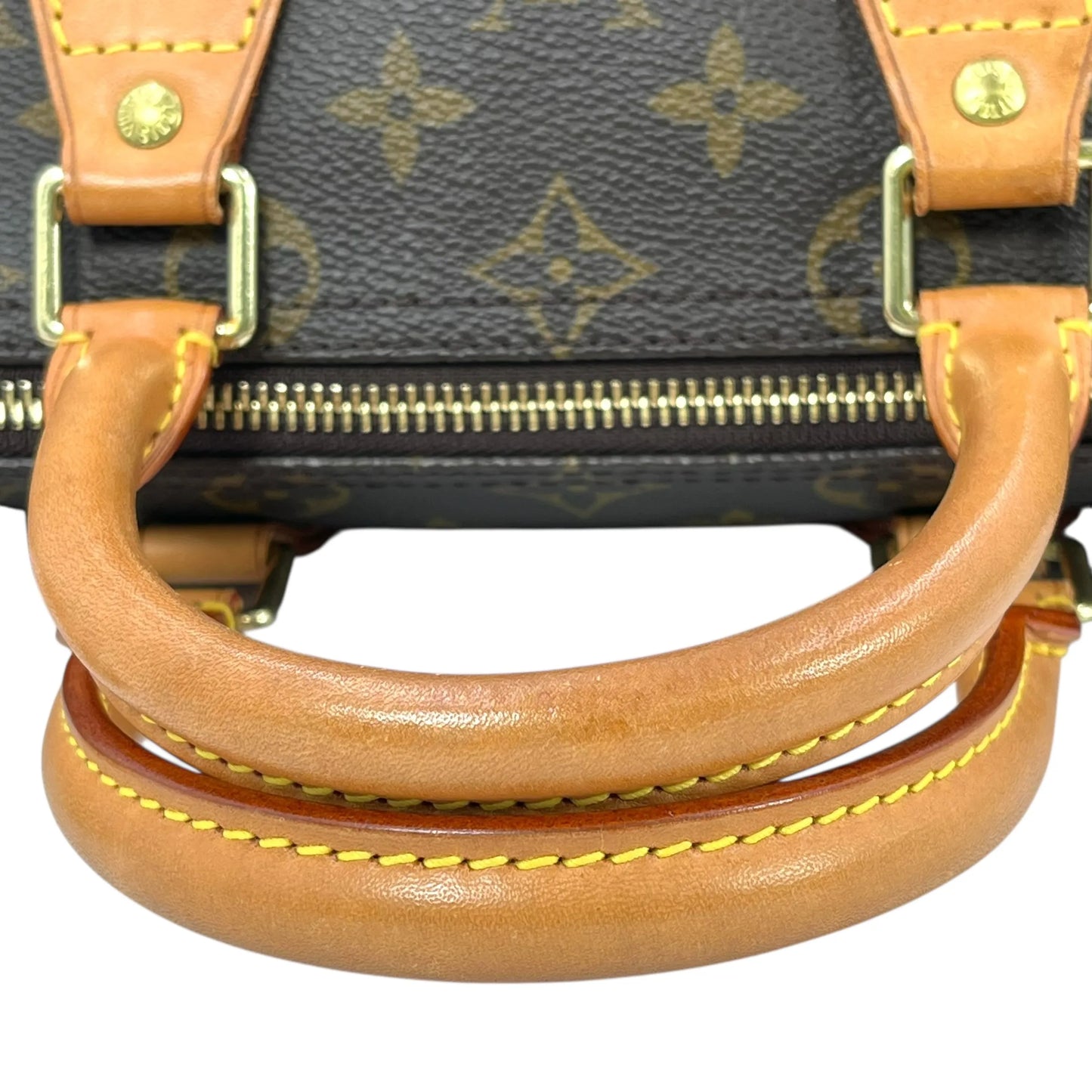 Louis Vuitton スピーディ25 モノグラム キャンバス ハンドバッグ - ブラウン