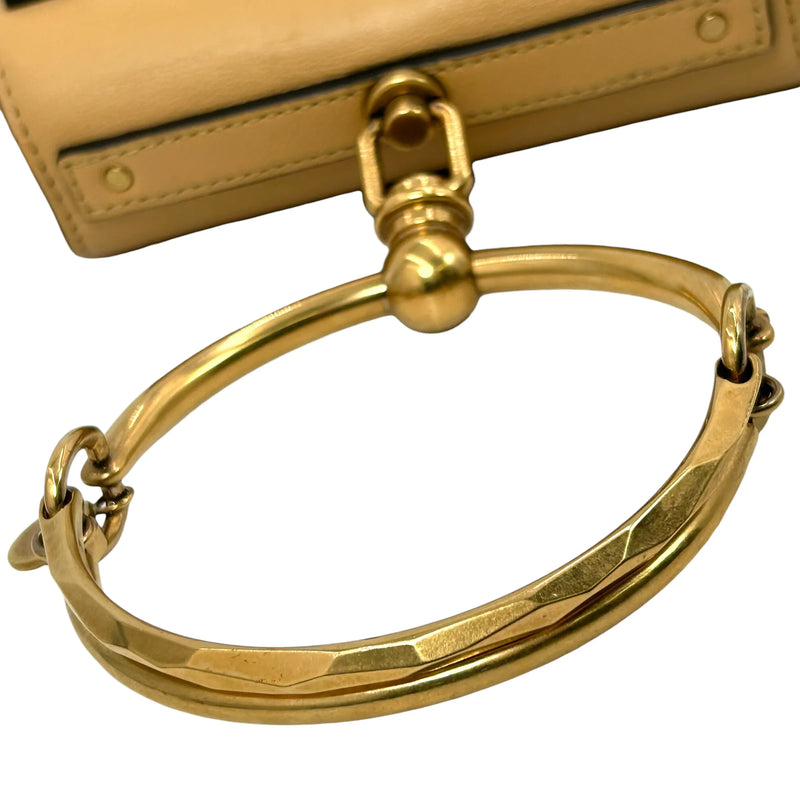 Chloé Nile Small Bracelet Bag Leather Handbag/Shoulder Bag - Beige 