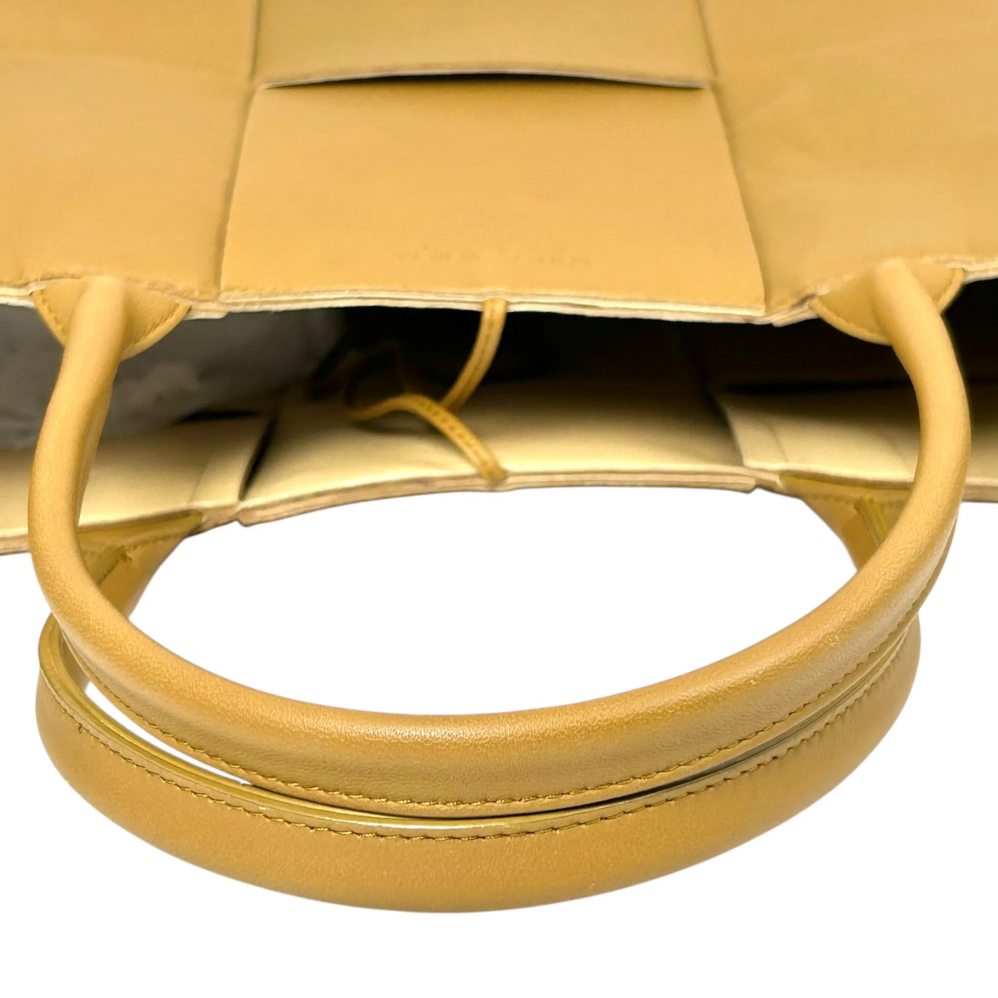 BOTTEGA VENETA Arco Leather Tote Bag - Brown