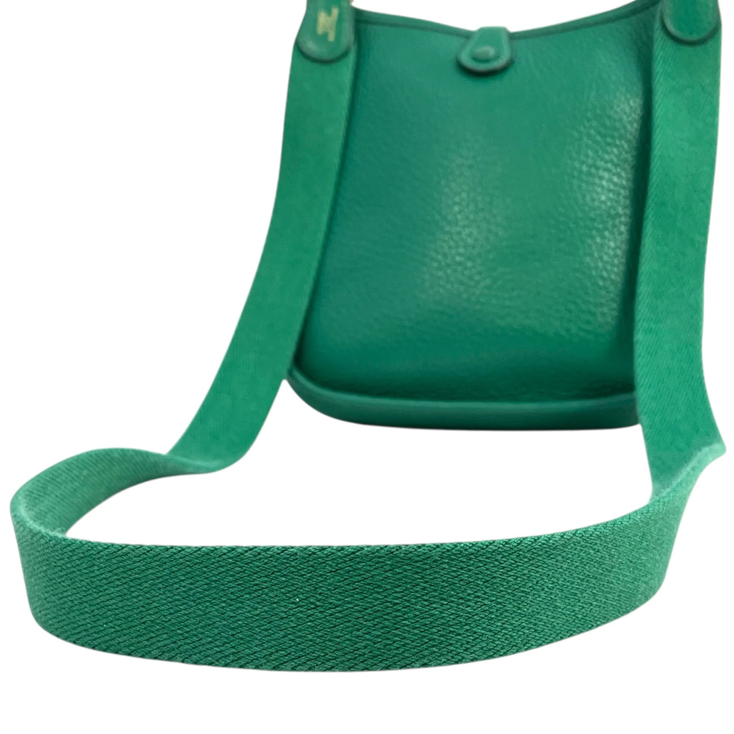 Hermès Evelyn TPM Taurillon Clemence C Stamp (2018) Shoulder Bag - Green 