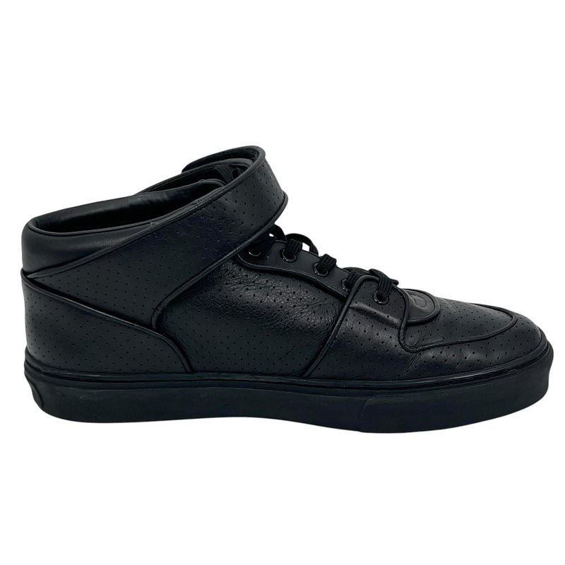Louis Vuitton Black Leather Sneakers for Men - Black 