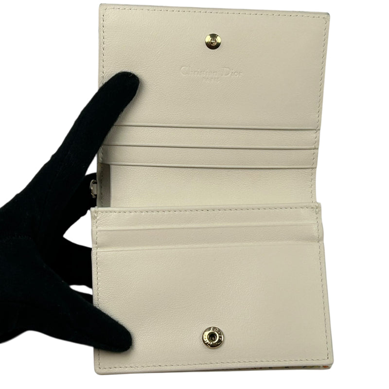 Dior 2020 Heart Light Bifold Compact Wallet - Yellow x Multicolor 