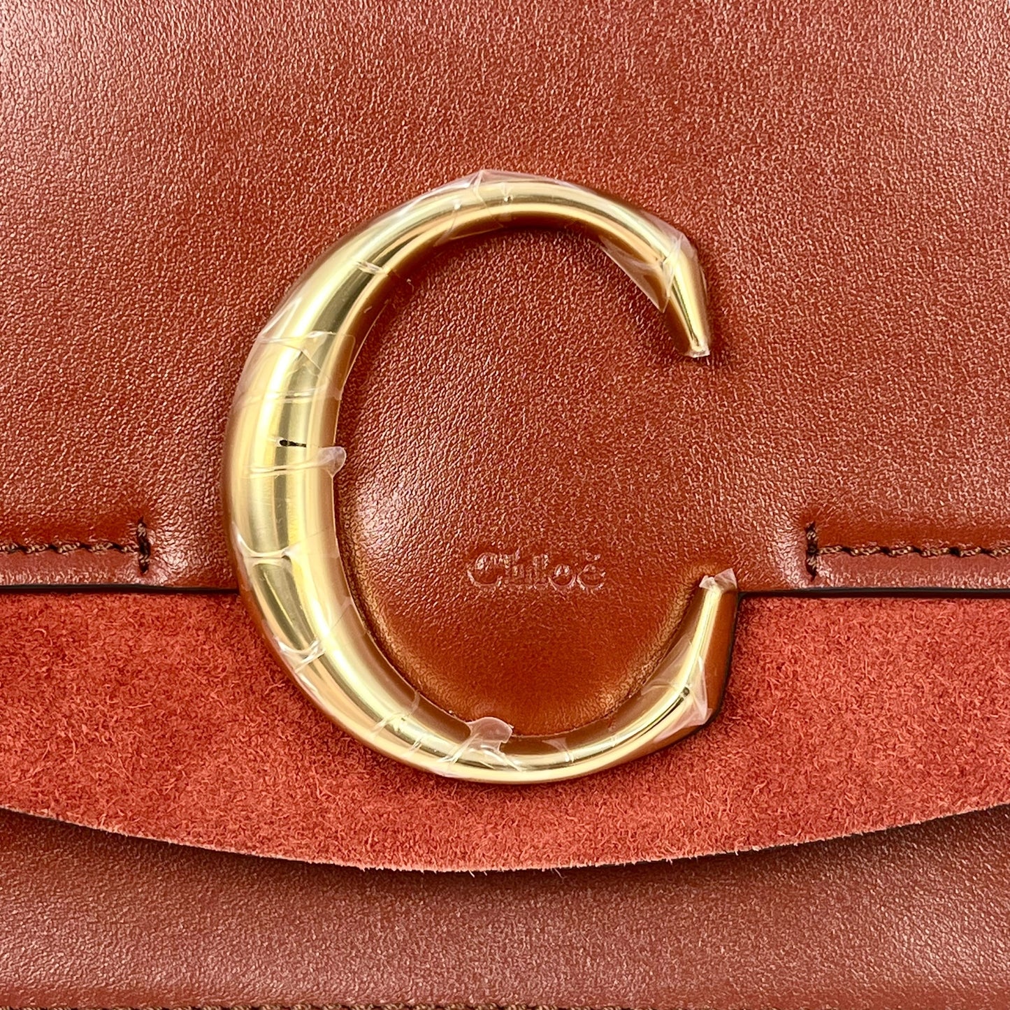 Chloé C Chain Shoulder Bag - Brown 
