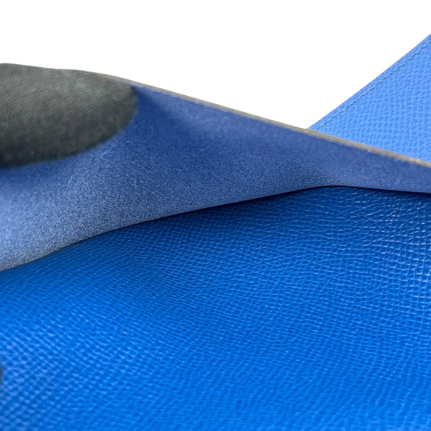 Hermès Globe-Trotter Agenda Case Book Cover U Stamp (2022) - Blue 