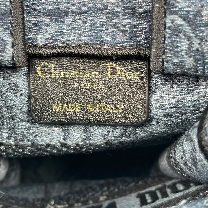 Dior Book Tote Mini Phone Bag Handbag Shoulder Bag - Blue x Black 