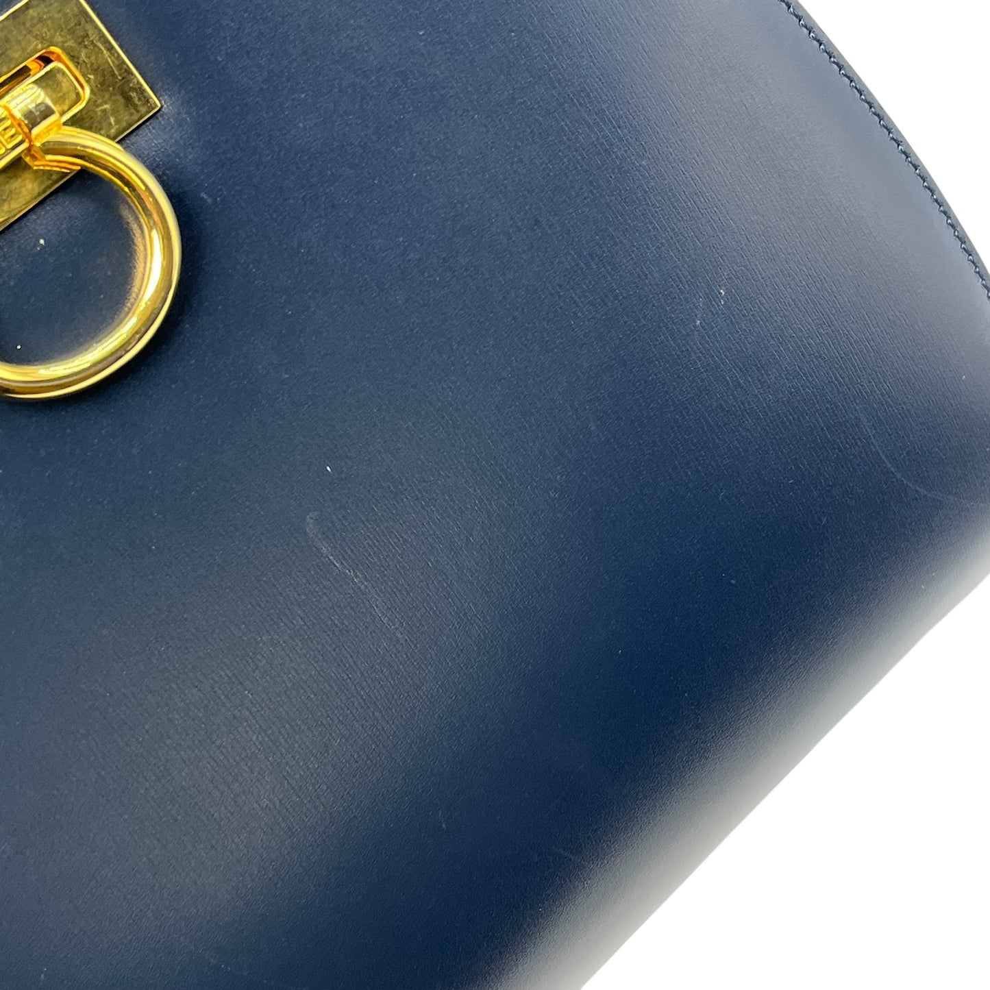 CELINE Double Face Handbag - Navy 