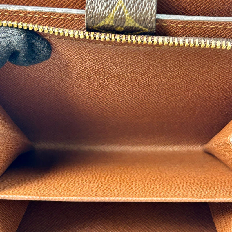 Louis Vuitton Monogram Canvas Portefeuille Porte Papier Zip Bifold Compact Wallet - Brown - 32441 