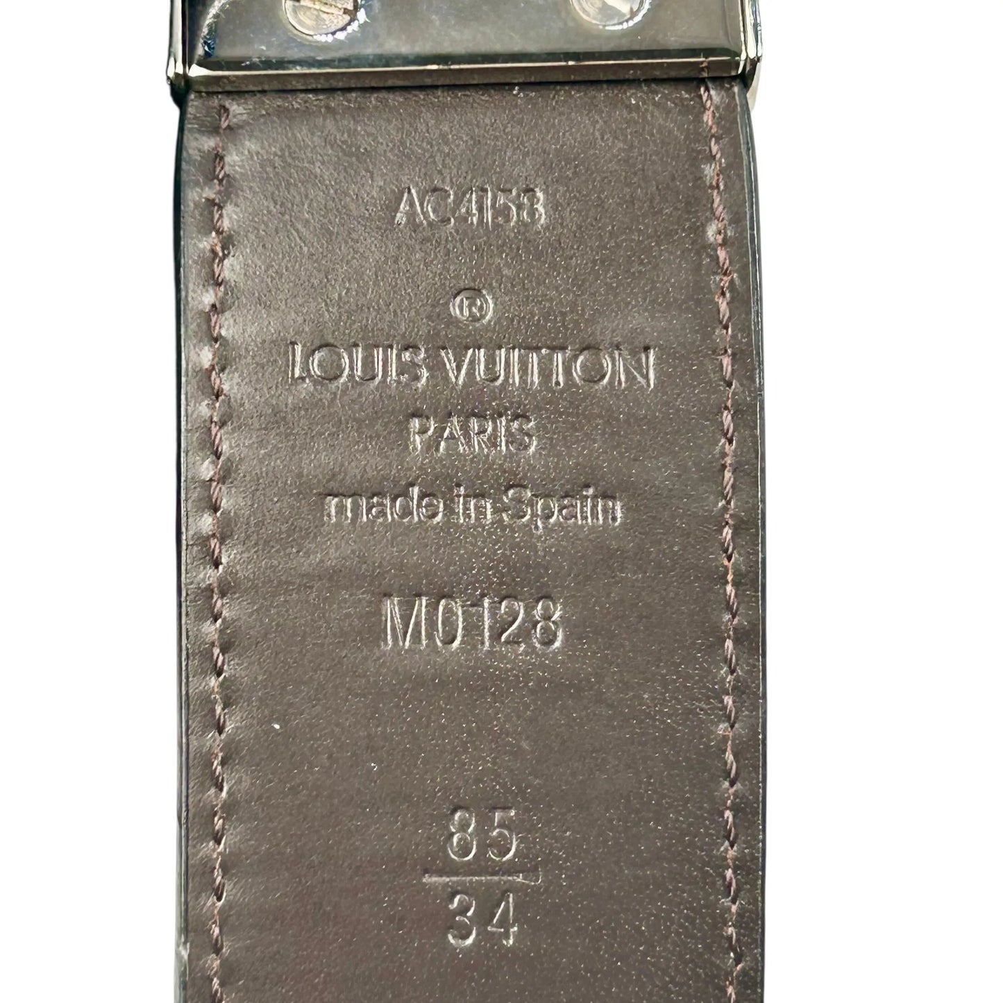 Louis Vuitton エピ レザー サントゥル スレンダー ベルト - ブラック