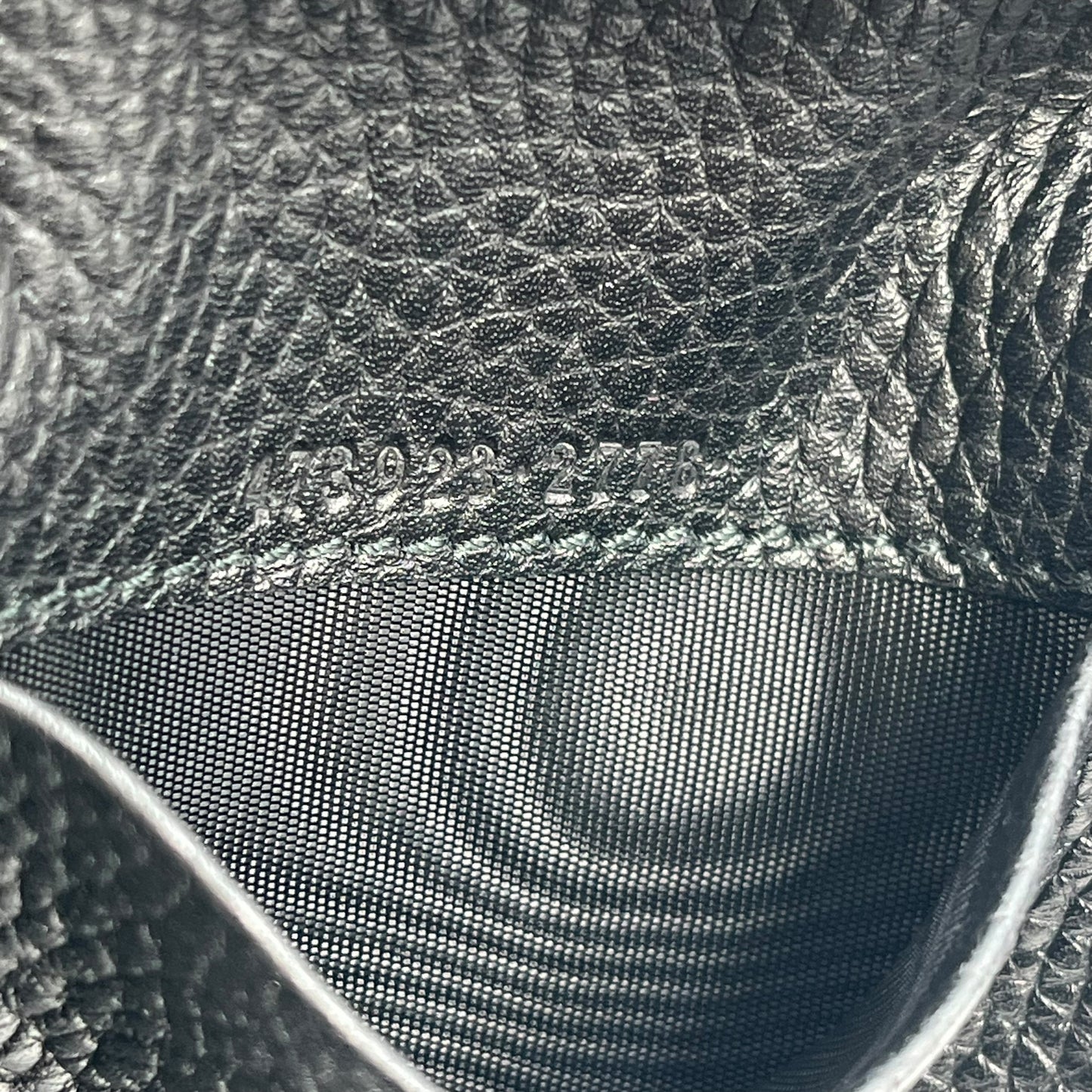 GUCCI Leather Card Case - Black 