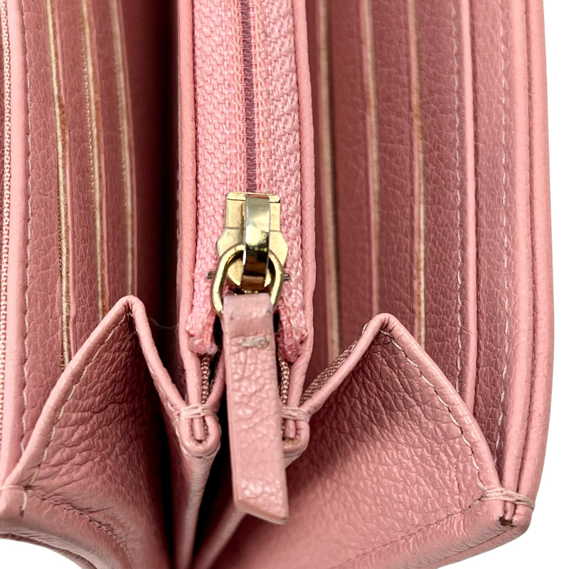 CHANEL キャビアスキン 長財布 ロングウォレット - ピンク