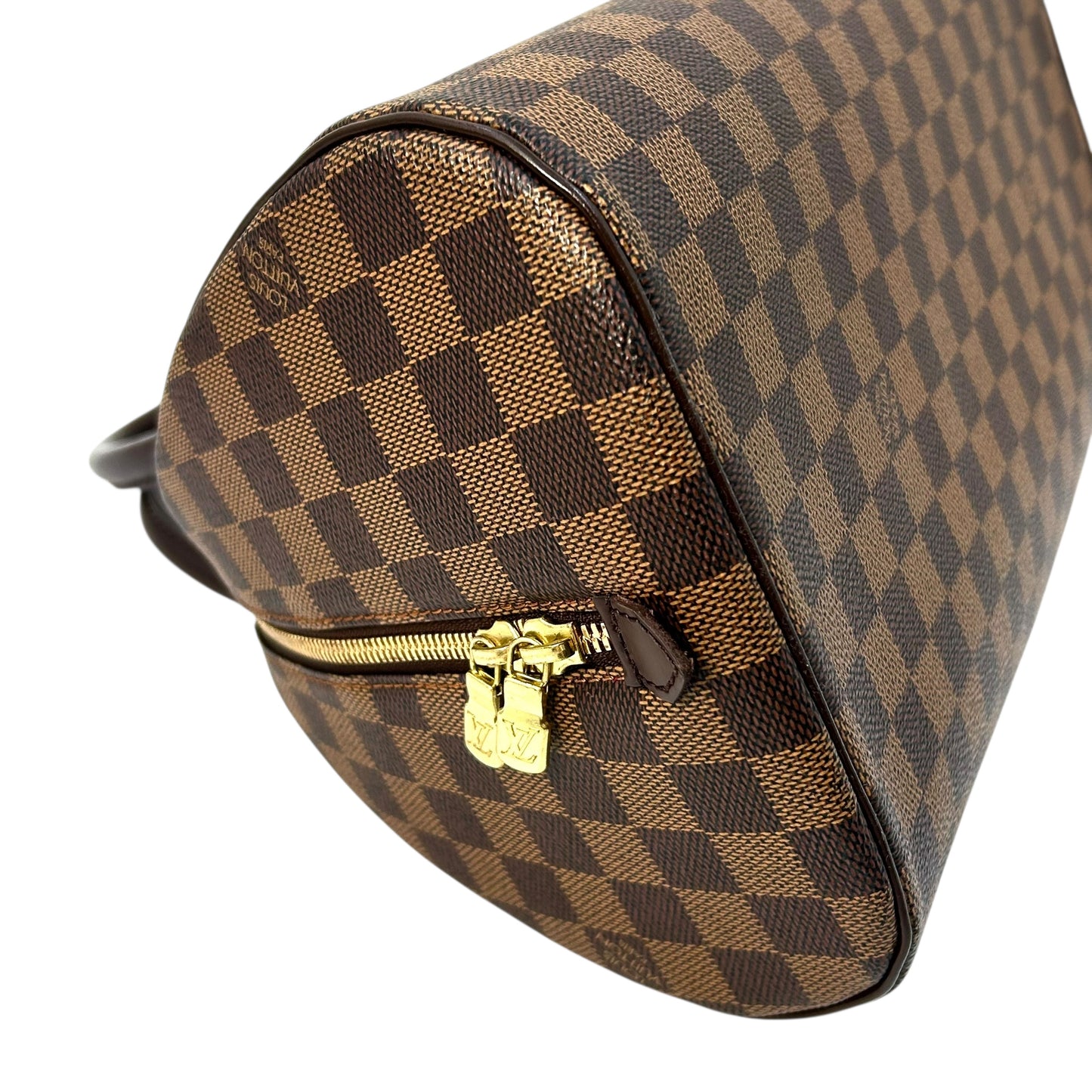 Louis Vuitton Damier Rivera MM Handbag - Dark Brown 
