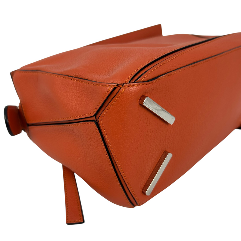 LOEWE Puzzle Bag Small Handbag/Shoulder Bag - Orange 