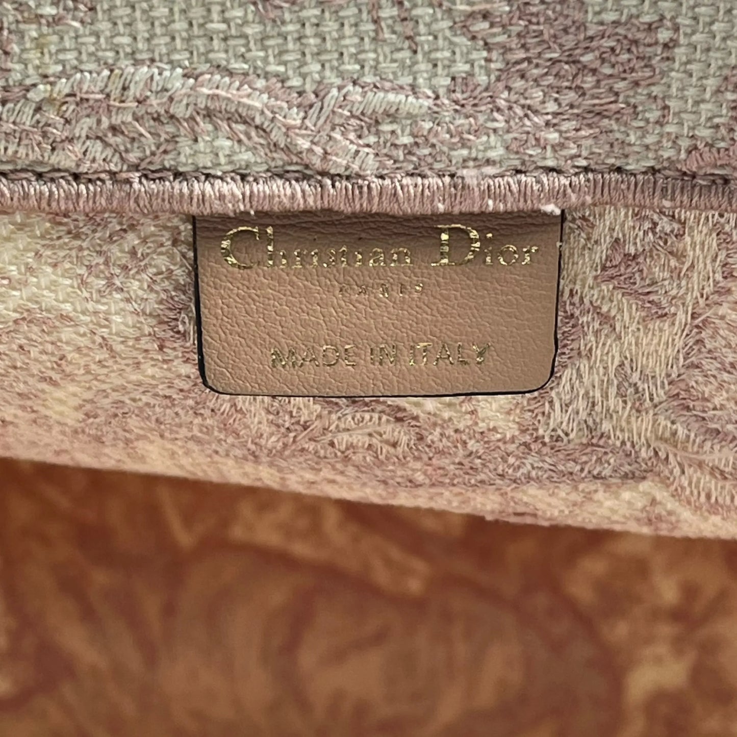 Dior ブック ミディアム トートバッグ - ピンク