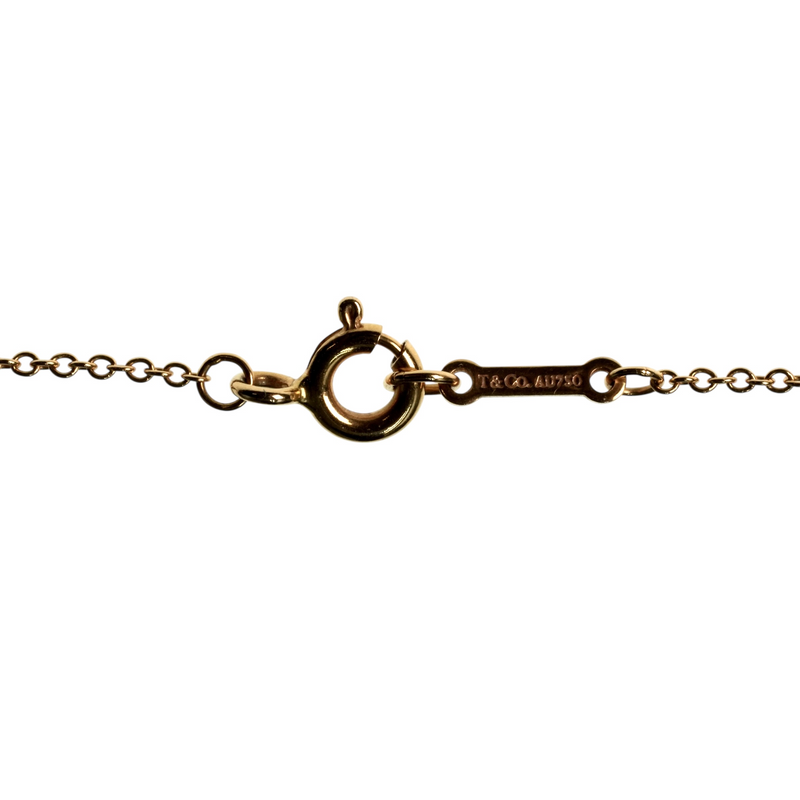 Tiffany & Co ラビング ハート ペンダント ネックレス - 18KYG