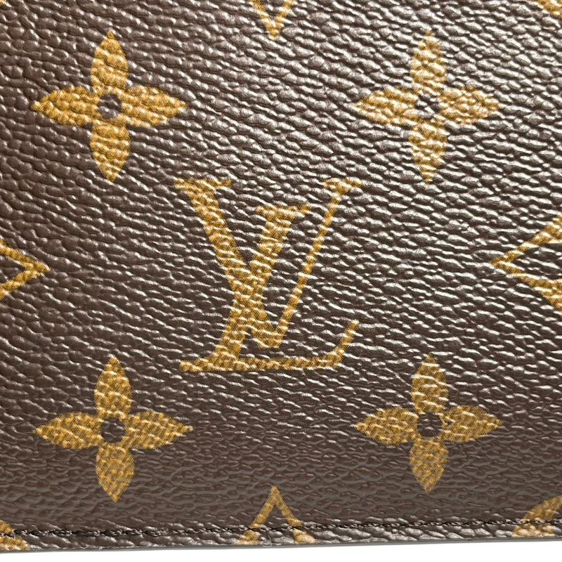 Louis Vuitton Monogram Canvas Porte Carte Romy Card Case - Brown 