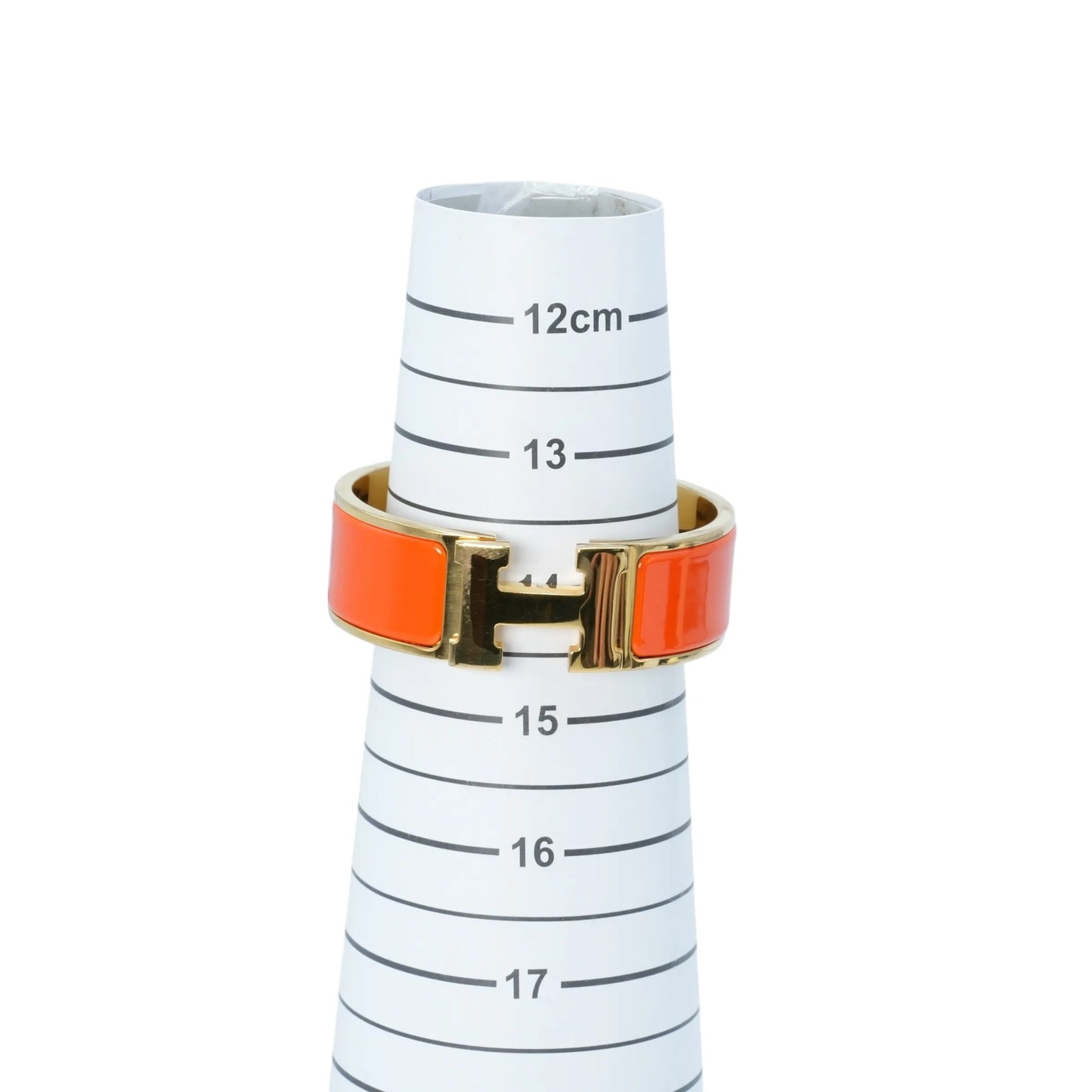 Hermès クリッククラックH エナメル GM ブレスレット アクセサリー - オレンジ