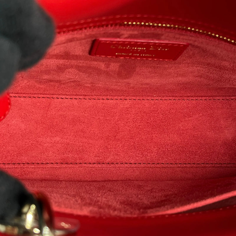 Dior Lady Dior Small Handbag - Red 